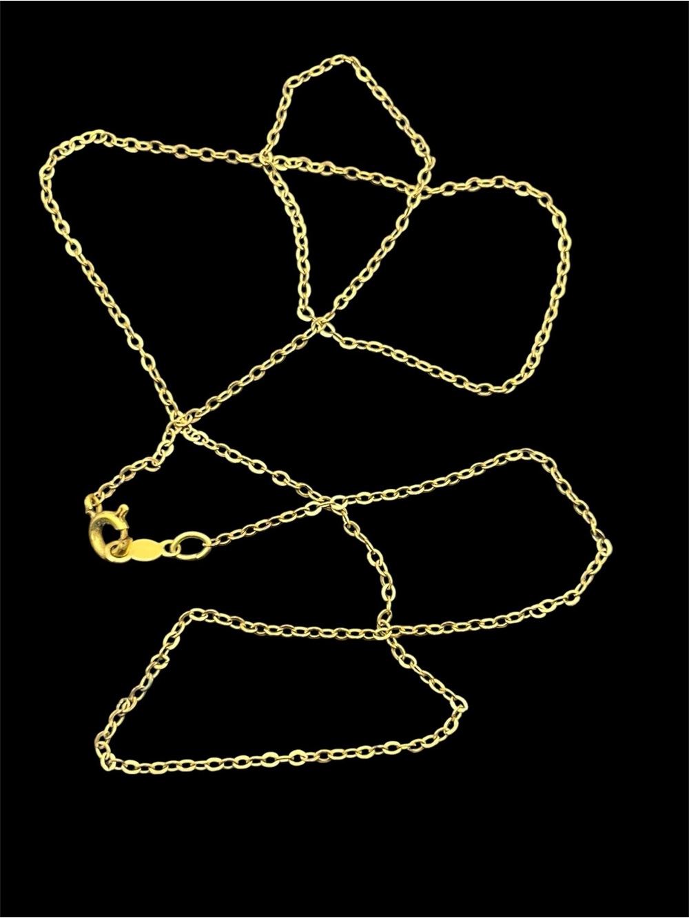 Carla 12k gold filled dainty chain vintage necklace